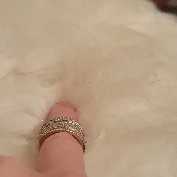 Affinity Diamond Princess & Round Ring 3.00 CTTW 14K Yellow Gold Size 7 - Picture 4 of 8